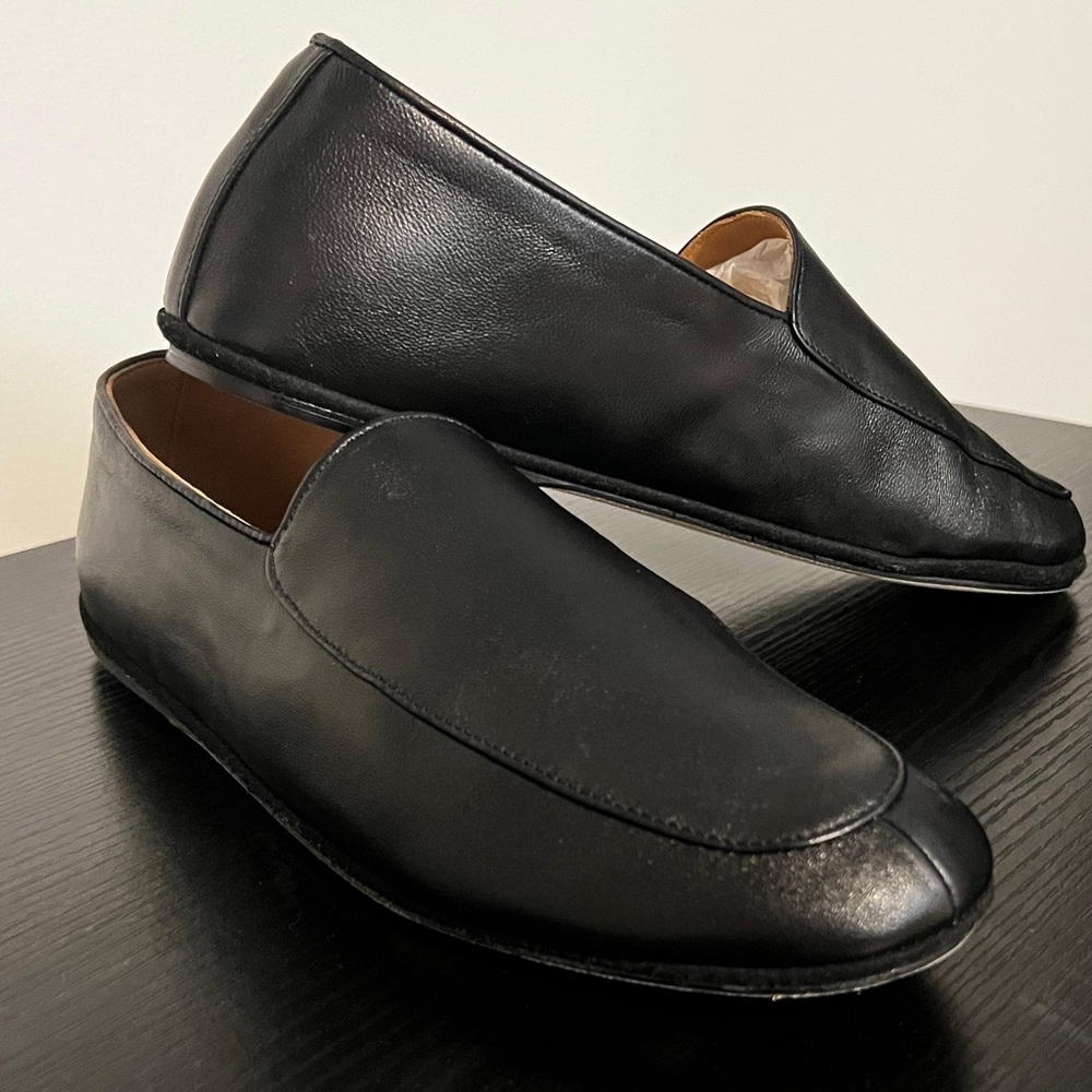 Suitsupply Classic Black Leather Slip-On Men’s Loafers